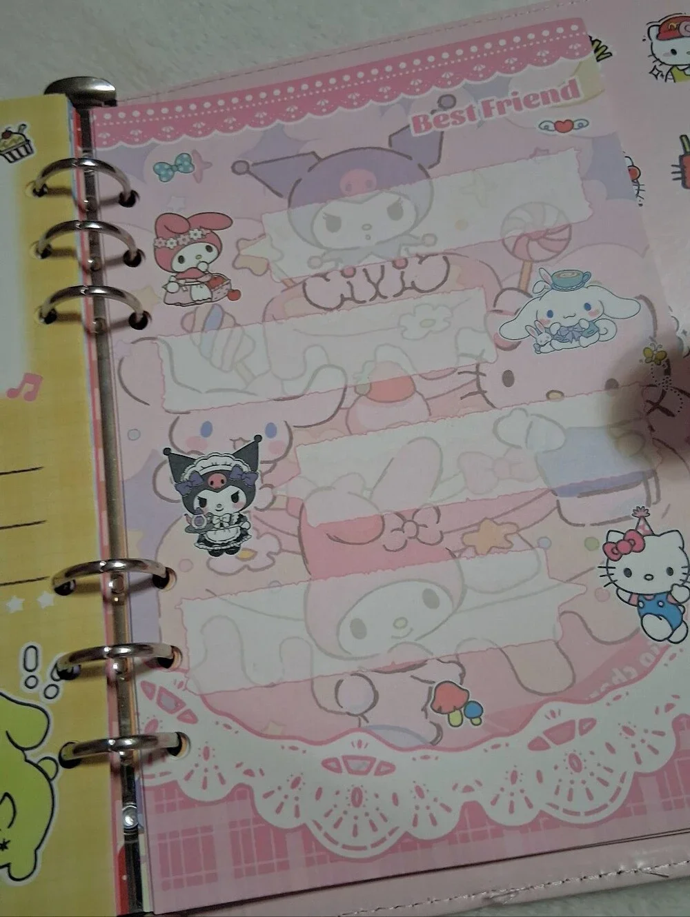 Hello Kitty X Mcdonald's A5 Binder W Paper